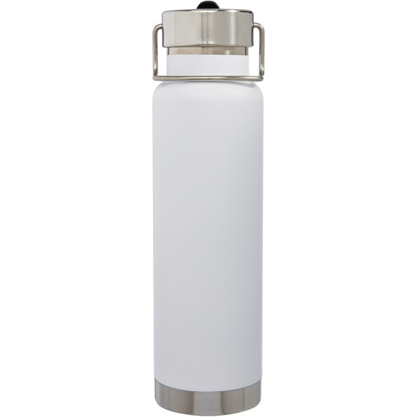 Thor 750 ml copper vacuum insulated sport bottle - White