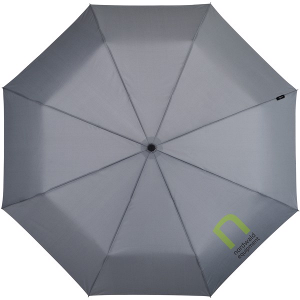 Trav 21.5\" foldable auto open/close umbrella - Grey