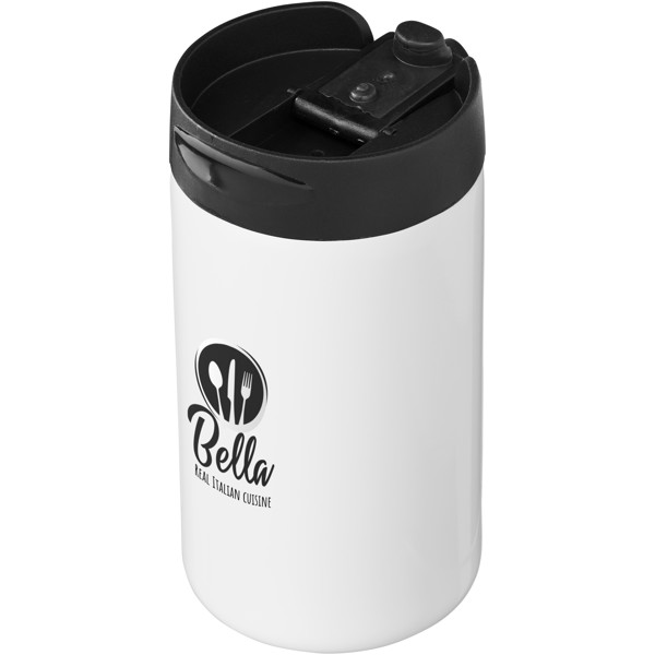 Mojave 250 ml RCS certified recycled stainless steel insulated tumbler - White