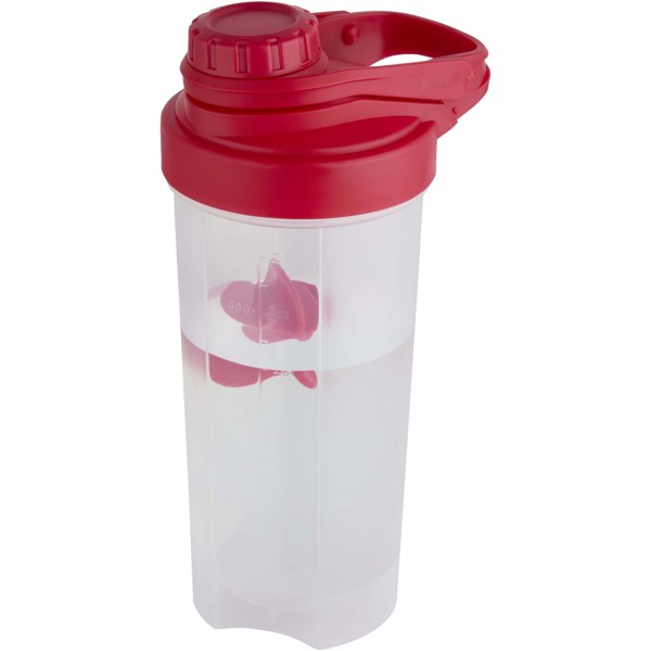 Forza 700 ml sport bottle with shaker ball - Red