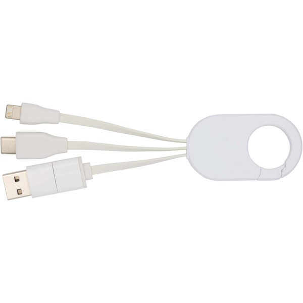 Troop 4-in-1 recycled plastic charging cable