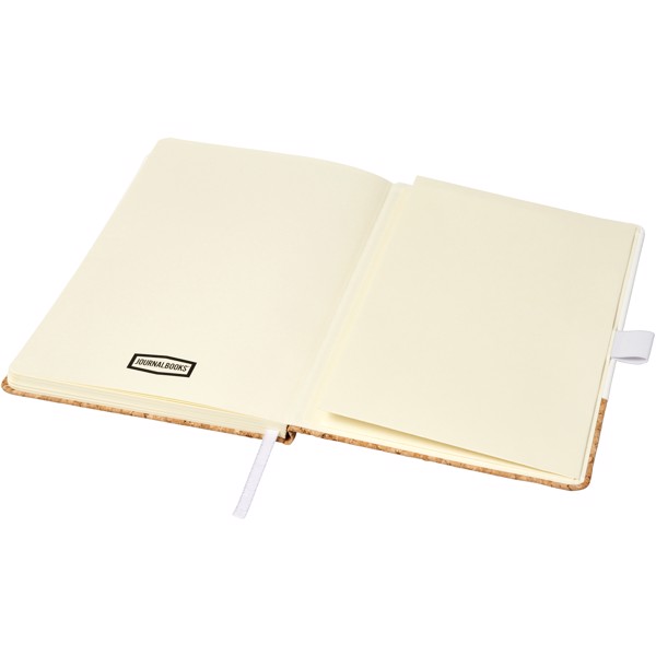 Evora A5 cork thermo PU notebook - White