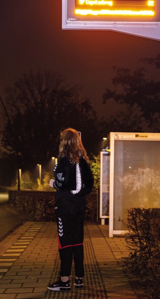 AWARE™ RPET Reflective drawstring backpack