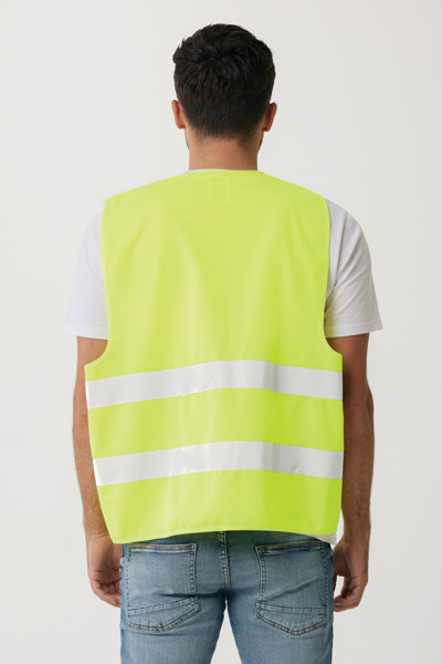 GRS recycled PET high-visibility safety vest