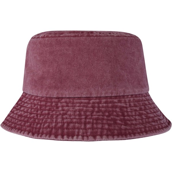 Mitica washed sun hat - Burgundy