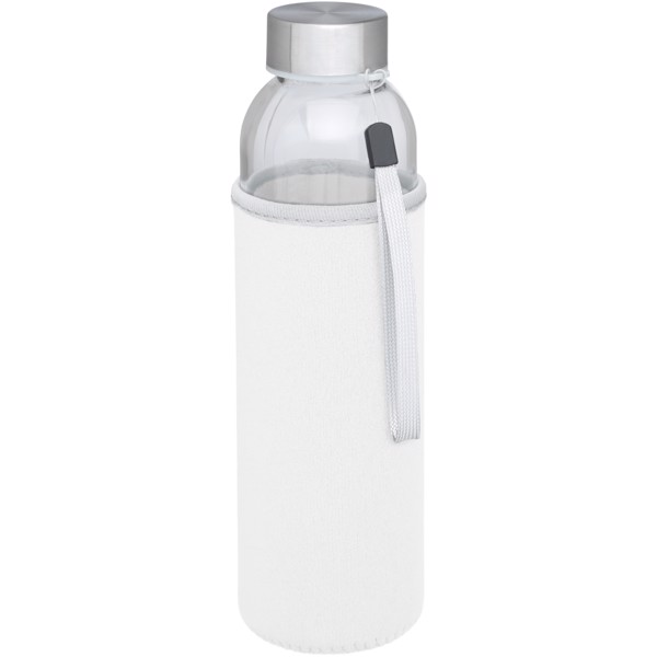 Bidón deportivo de vidrio de 500 ml "Bodhi" - Blanco