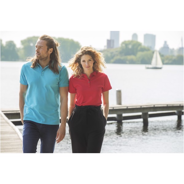 Beryl short sleeve women's organic recycled polo - White / XL