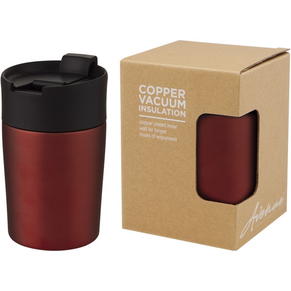 Jetta 180 ml copper vacuum insulated tumbler - Red