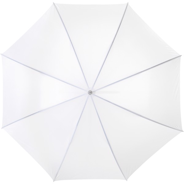 Karl 30" golf umbrella with wooden handle - White