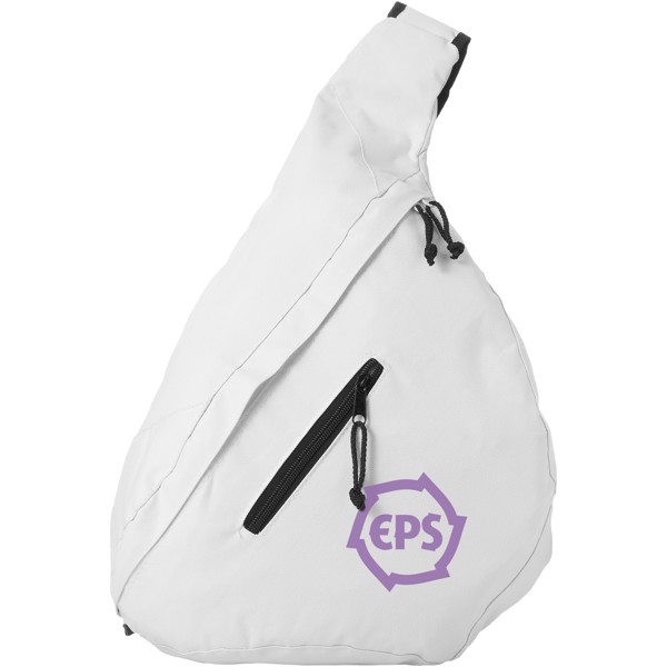 Brooklyn mono-shoulder backpack - White