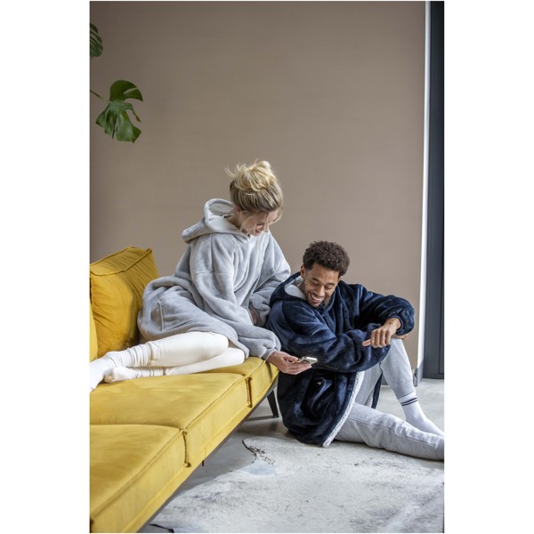 Denali GRS hoodie blanket - Grey