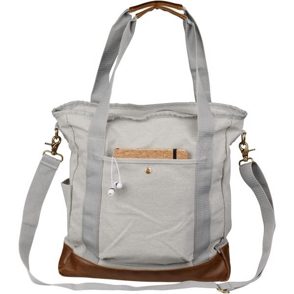 Bolsa Tote de lona resistente con cremallera "Harper"
