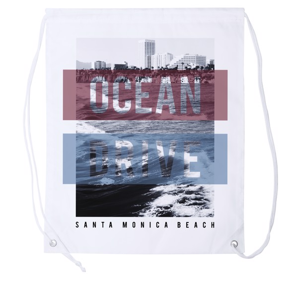 Drawstring Bag Spook - White