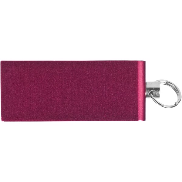 Mini Rotate USB - Červená s efektem námrazy / 16GB