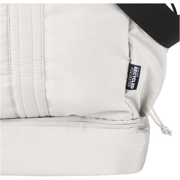 Puffer GRS recycled duffel bag with insulated bottom 30L - Sandstone