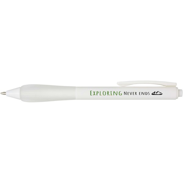 Lorena RABS ballpoint pen (blue ink) - Transparent White