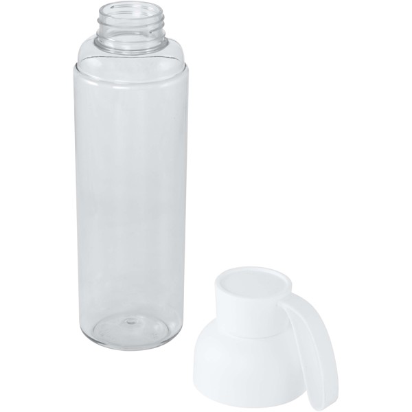 Illuminate 600 ml RPET water bottle - White