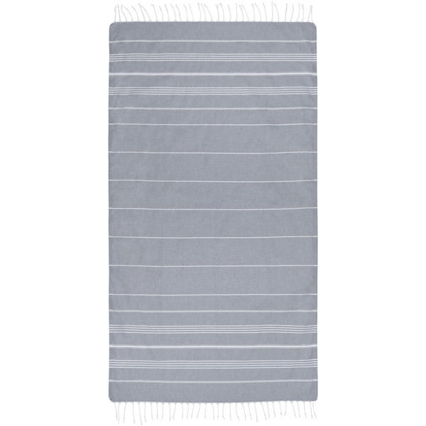 Anna 150 g/m² hammam cotton towel 100x180 cm - Grey