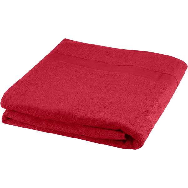 Evelyn 450 g/m² cotton towel 100x180 cm - Red