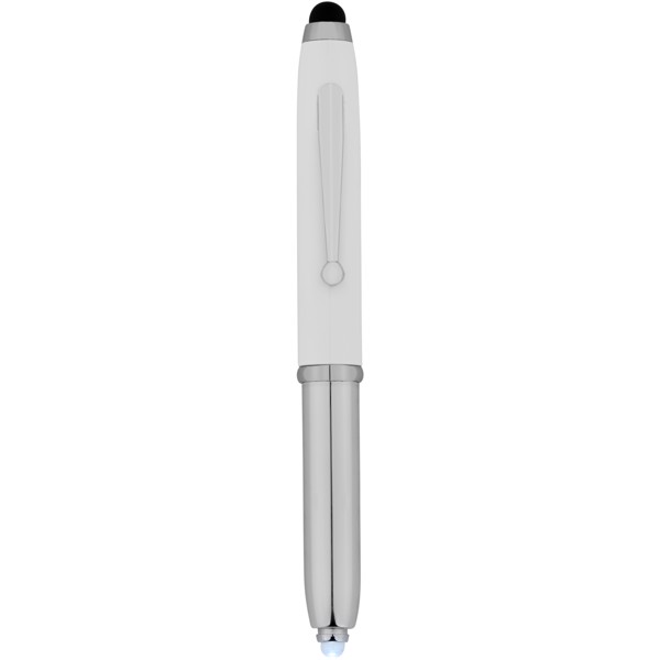 Xenon stylus ballpoint pen with LED light