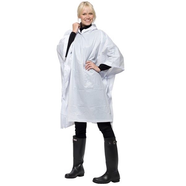 Pilar adjustable rain poncho with storage pouch