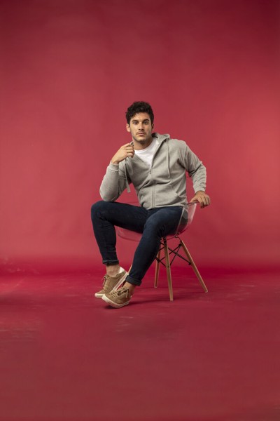 Adult Hooded + Zipper Sweatshirt "keya" SWZ280 - Yellow / M