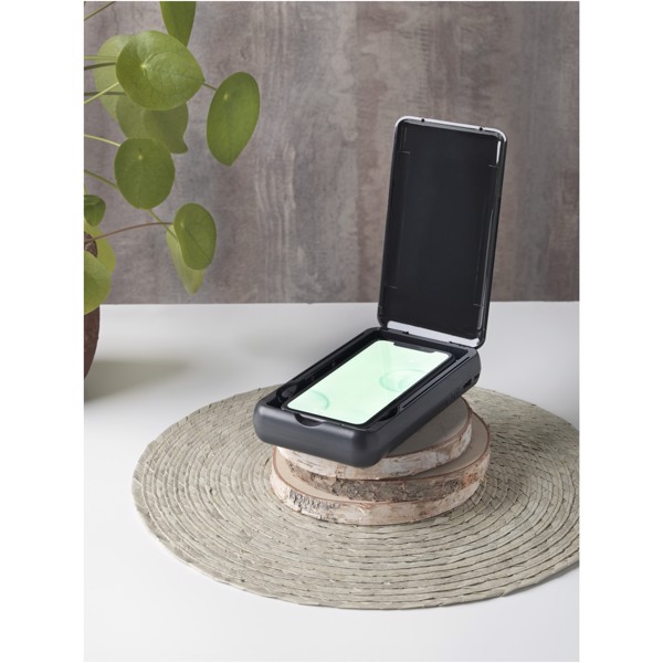 Nucleus přístroj na UV dezinfekci smartphonu s bezdrátovou powerbankou o kapacitě 10 000 mAh