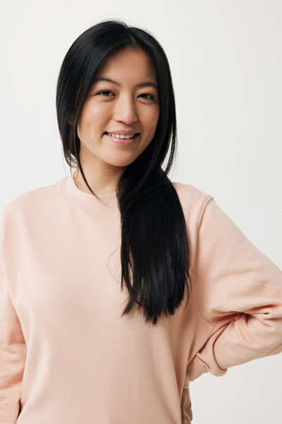 IQONIQ Etosha lightweight recycled cotton crew neck - Peach Nectar / XXL