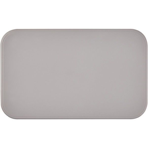MIYO Renew 700+700 ml double layer lunch box - Pebble Grey / Pebble Grey / White