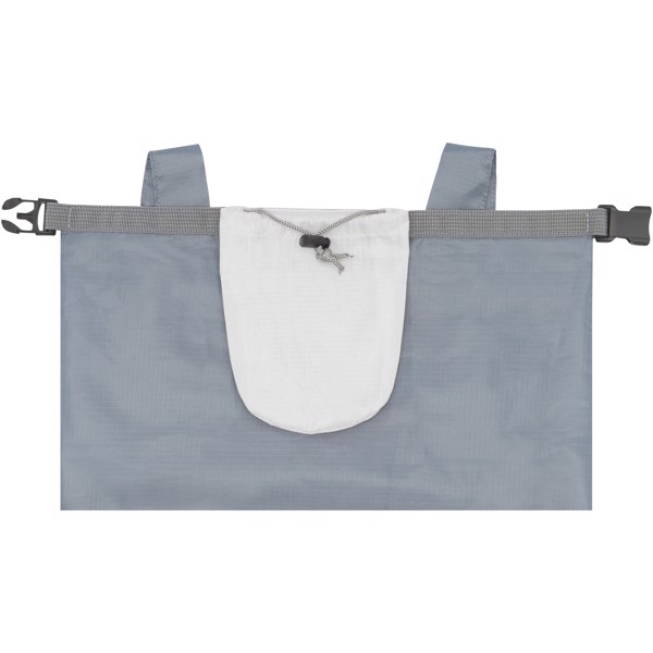 Blaze foldable backpack - Grey / White