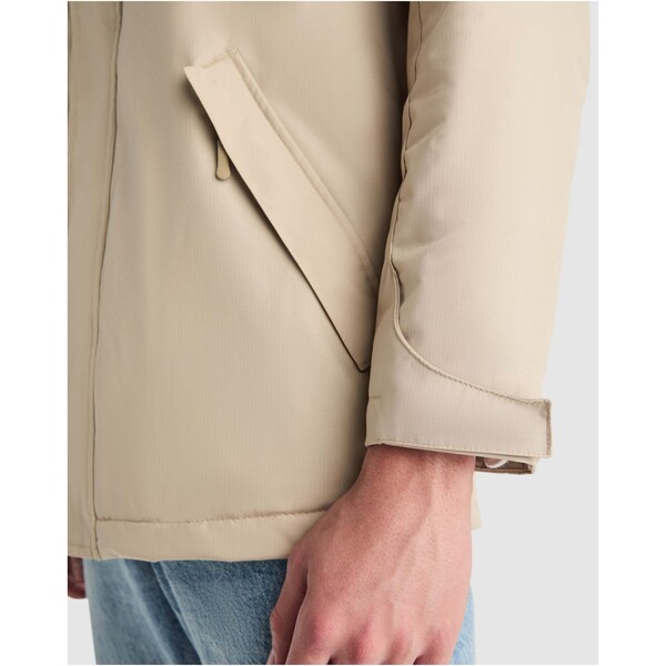 America men's padded parka jacket - Red / roly-M