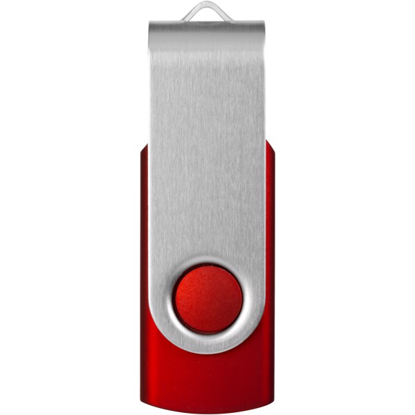 USB disk Rotate-basic, 16 GB - Červená s efektem námrazy