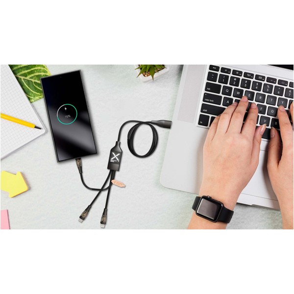 SCX.design C50 5-in-1 fast charging 100W/5A cable with digital display