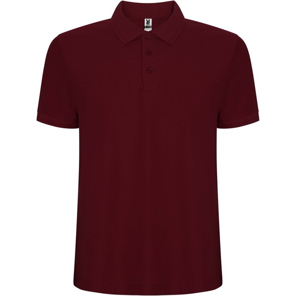 Pegaso Premium short sleeve men's polo - Garnet / 2XL