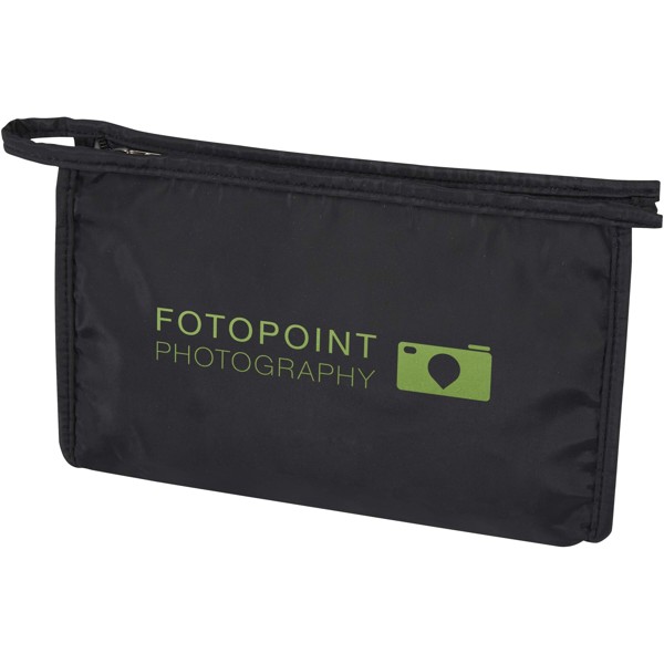 Muse GRS RPET toiletry pouch - Black