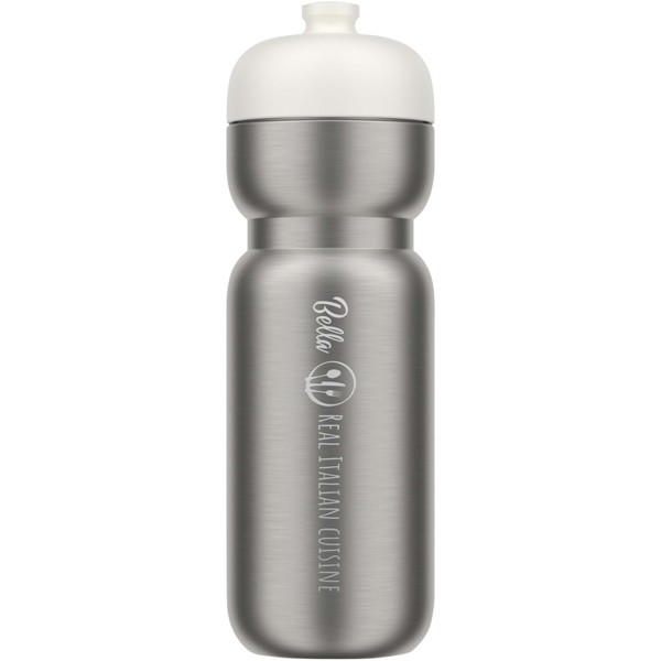 Mepal Pull 800 ml stainless steel sport bottle - White