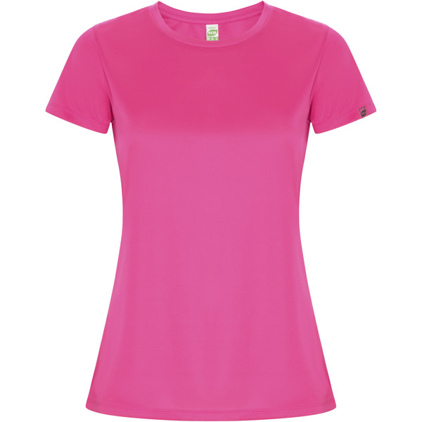 Imola short sleeve women's sports t-shirt - Pink Fluor / 2XL