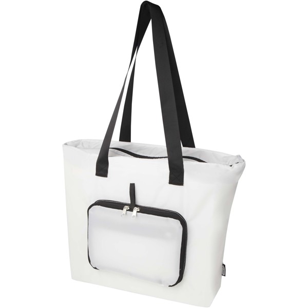 EcoFold RPET foldable tote bag 16L - White