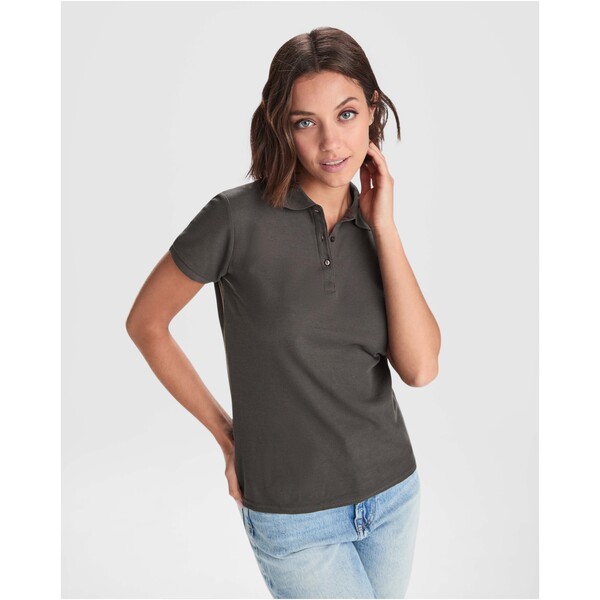 Pegaso Premium short sleeve women's polo - White / S