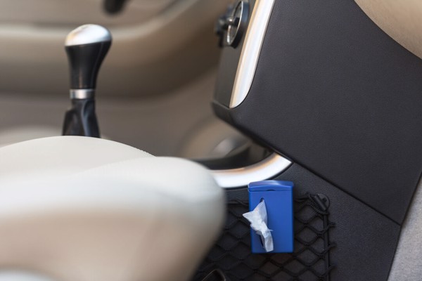 Waste Bag Dispenser Bluck - White