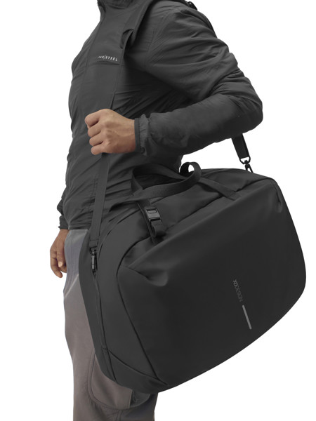 Urban Water Resistant Weekend Bag - Black / Grey