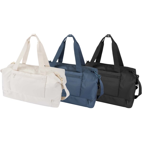 Trip Aware™ recycled travel duffel bag 42L - Black