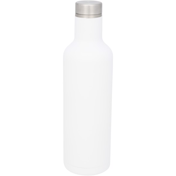 Pinto 750 ml copper vacuum insulated bottle - White