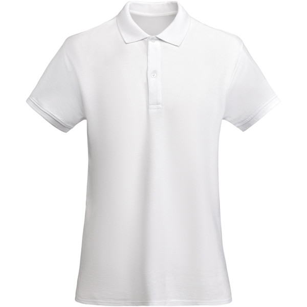 Prince organic cotton short sleeve women's polo - White / M