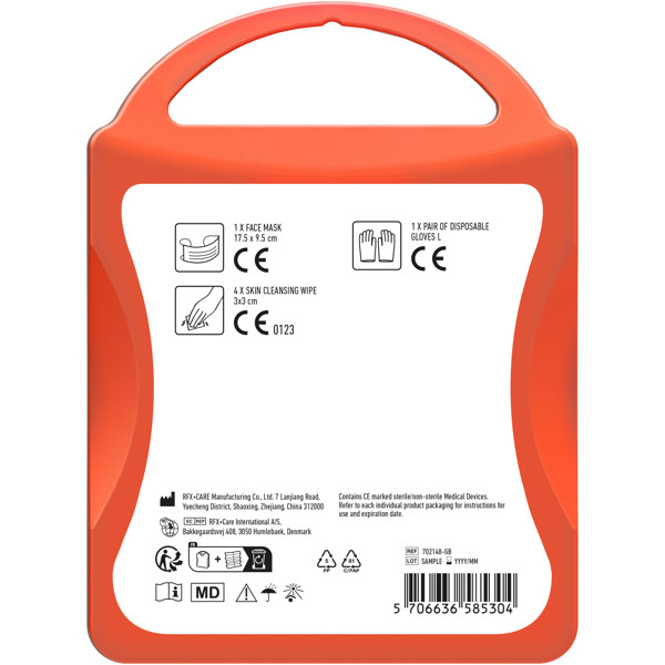 MyKit Protection Kit - Transparent Red