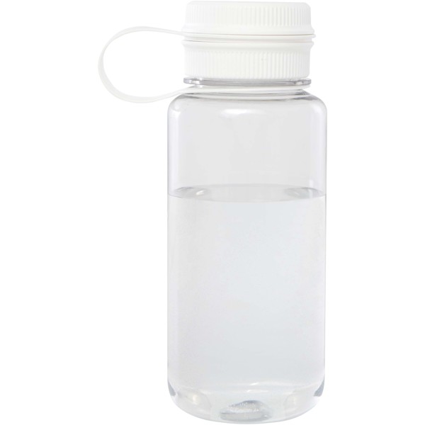Ryder 900 ml RCS certified RPET sport bottle with multi-function lid - White