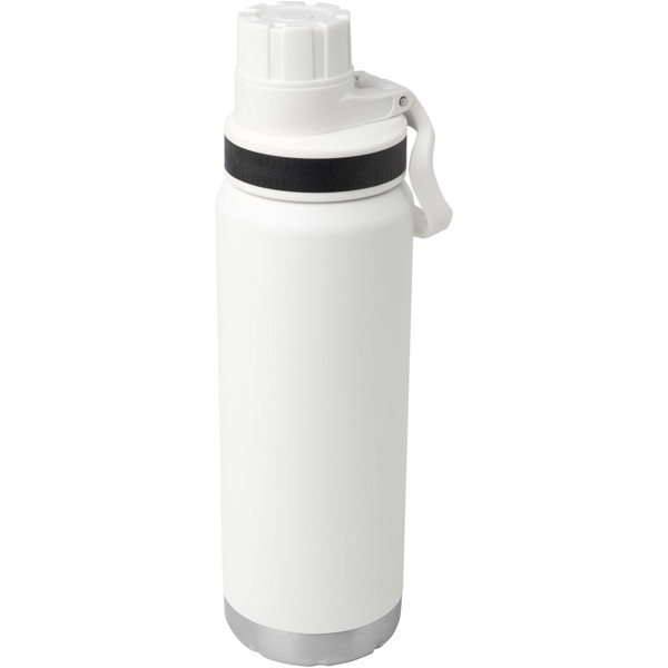 Fortis 700 ml RCS recycled stainless steel copper vacuum insulated water bottle (carbonated safe) - White