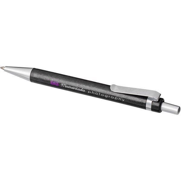 Tidore wheat straw click action ballpoint pen - Solid black