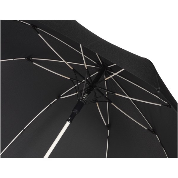 Stark 23\" windproof auto open umbrella - White / Black