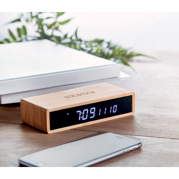 Wireless charger in bamboo 5W Moro